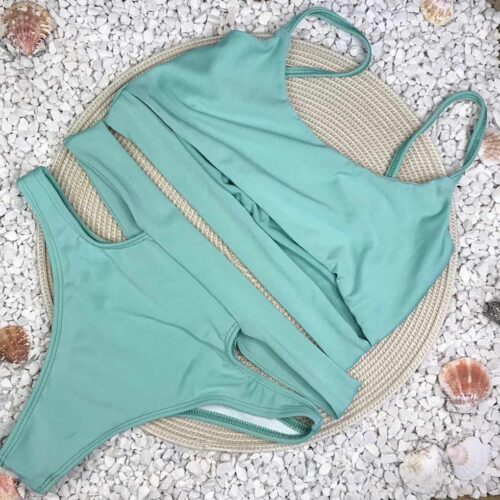 Biquíni Cintura Alta Hotpant - Verão 2023 cor:Pitaya;tamanho:Único