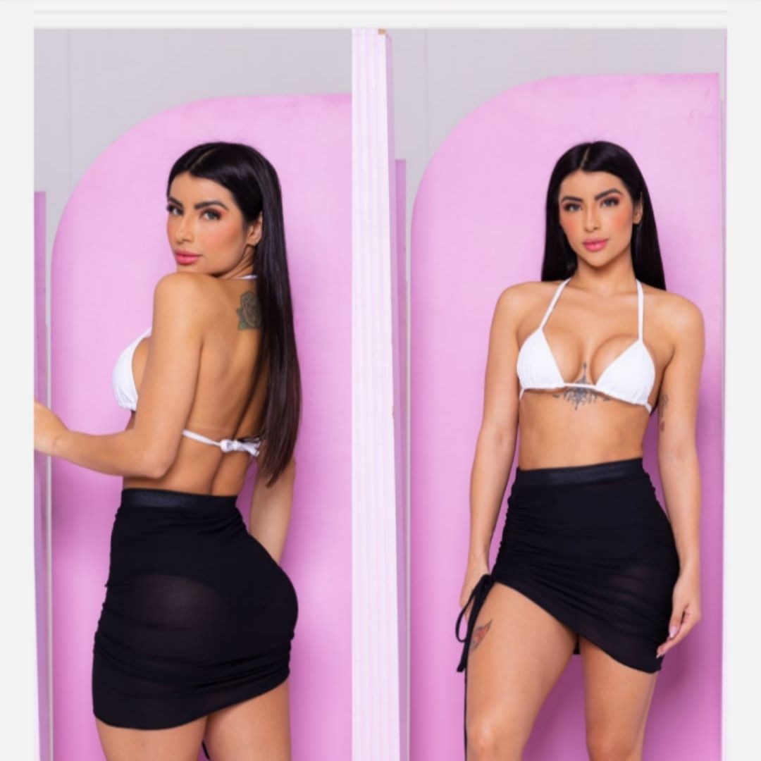 Saia Saída de Praia Curta - Moda Gringa