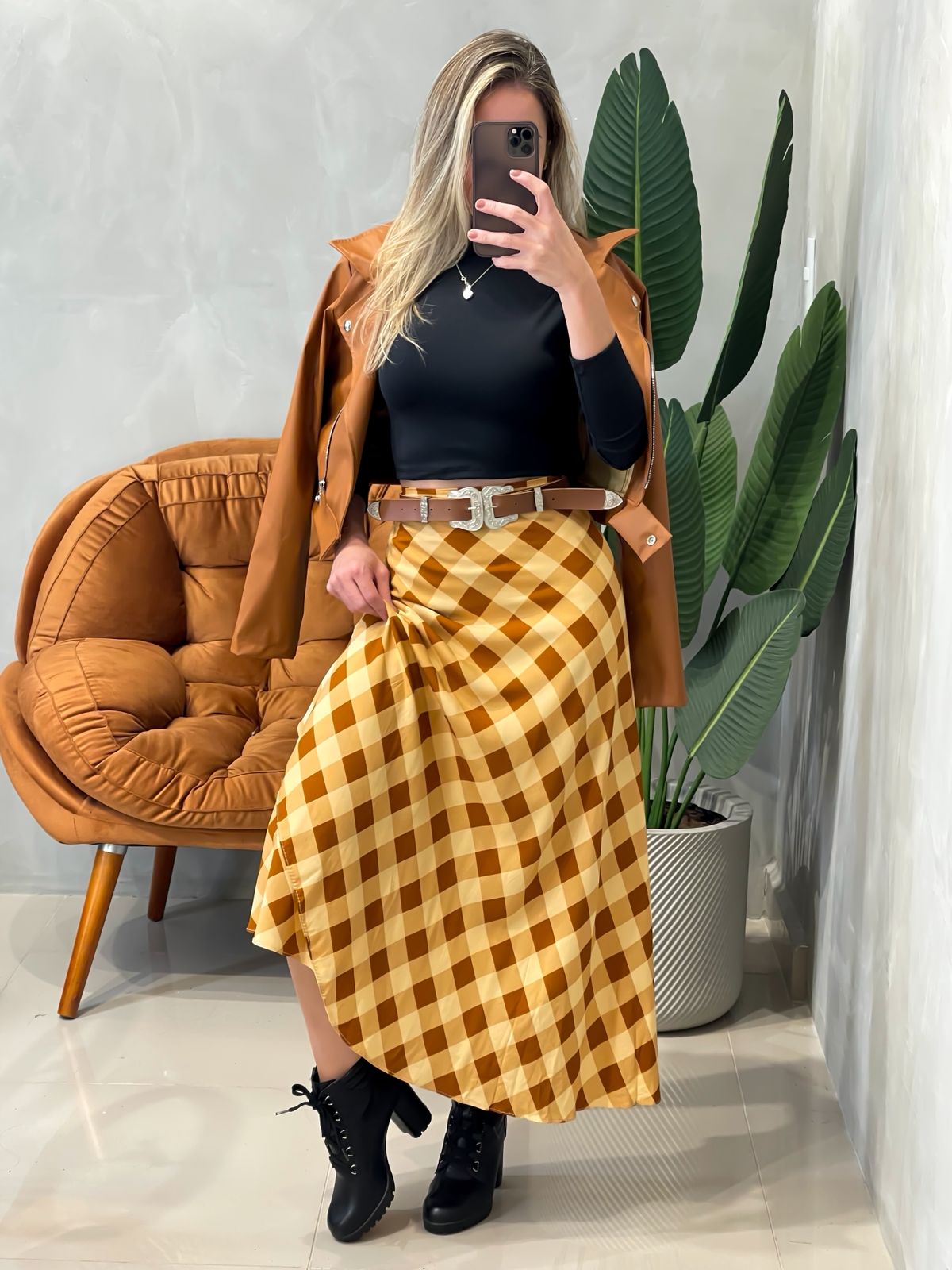 Saia Envelope Xadrez Dara Ref. 1136