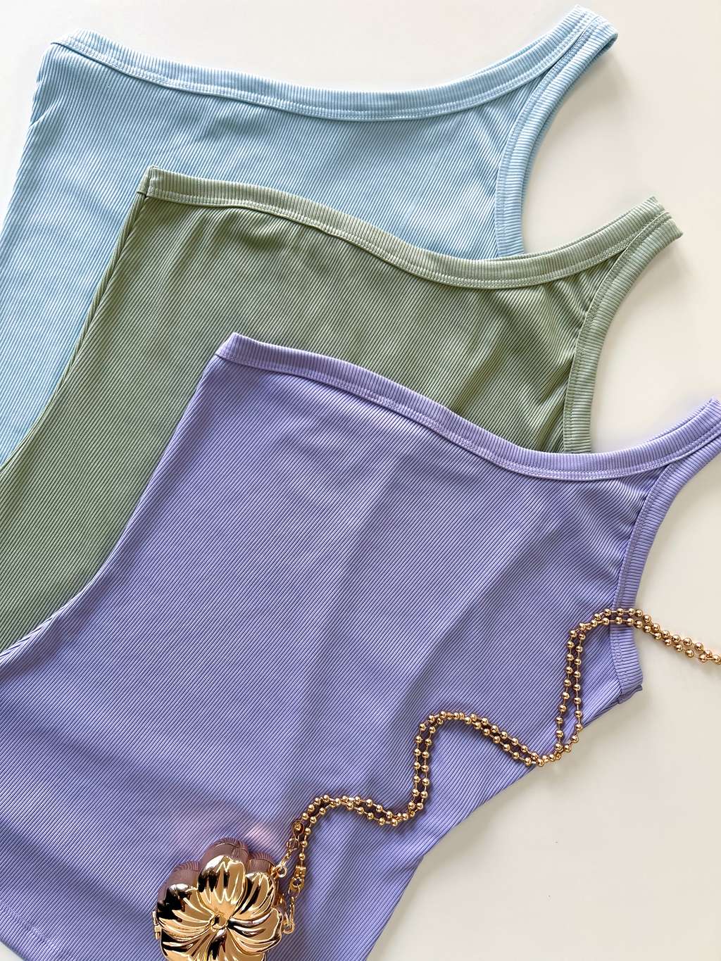 Blusa em Ribana Nula Manga