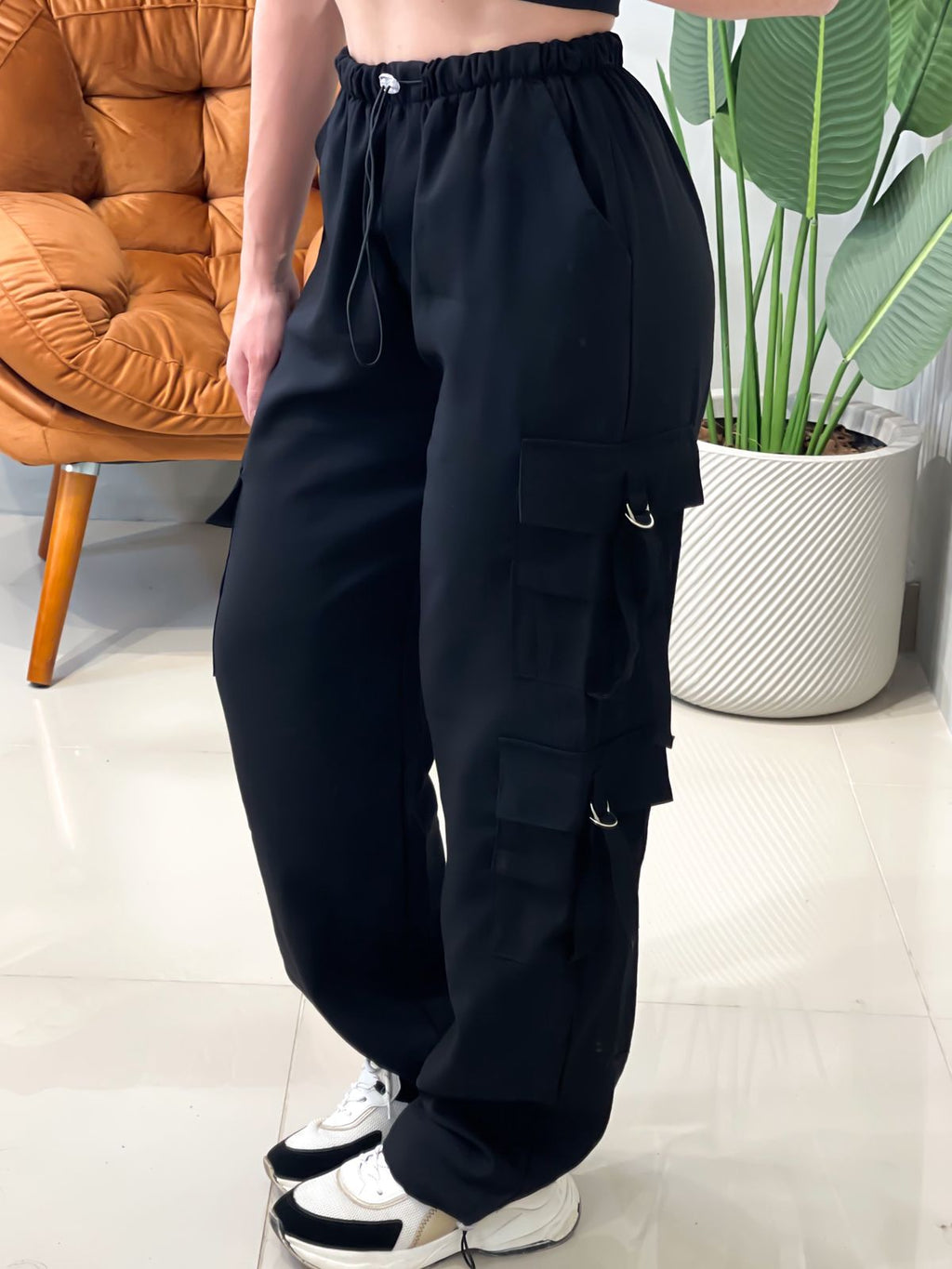 Calça em Alfaiataria Sensoriale Cargo Parachute