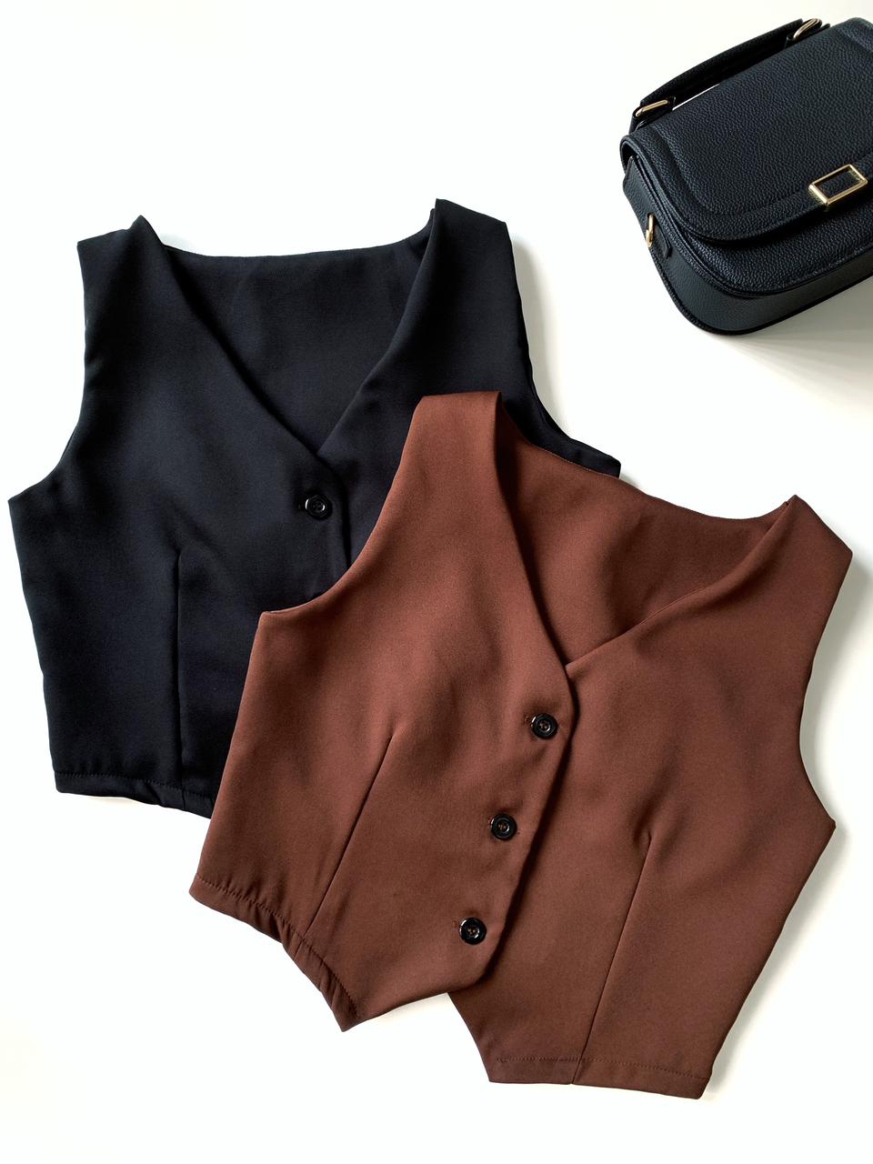 Colete em Alfaiataria Luara Ref. 1706