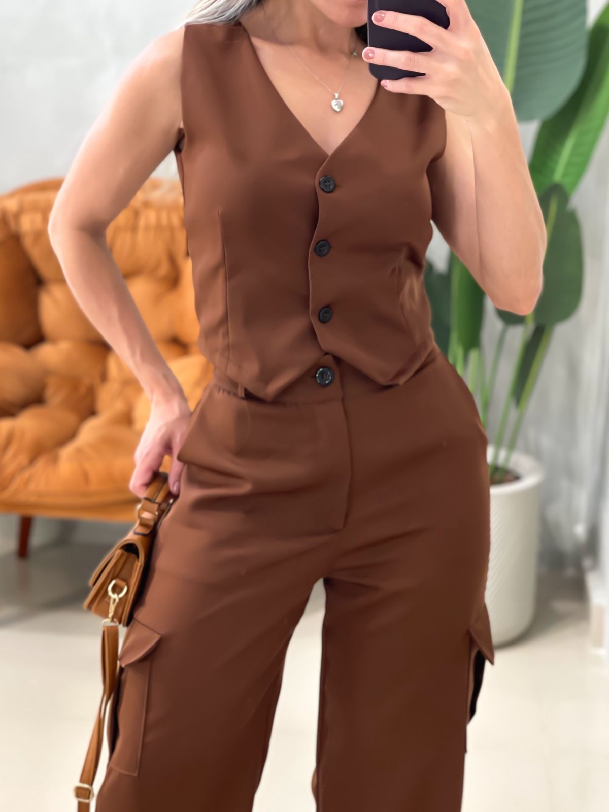 Colete em Alfaiataria Luara Ref. 1706