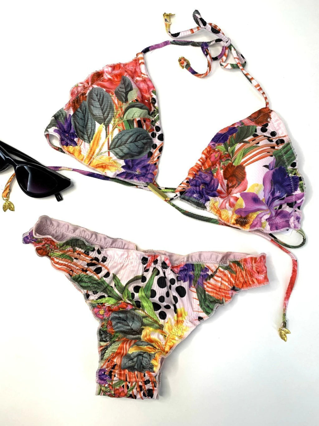 Biquíni Feminino de Poliamida Estampado