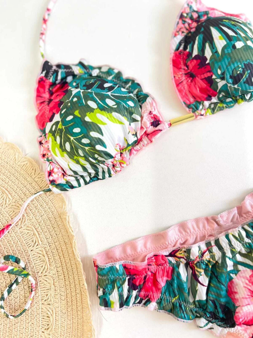 Biquíni Feminino de Poliamida Estampado