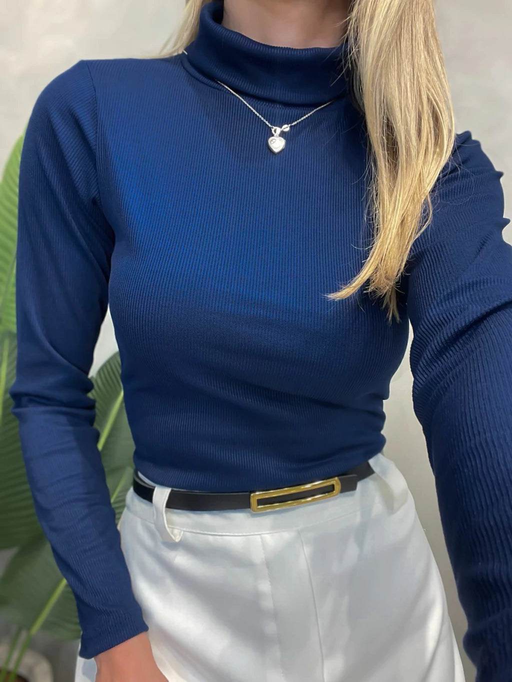 Blusa Feminina em Ribana Manga Longa Cacharrel Morgana Ref. 933