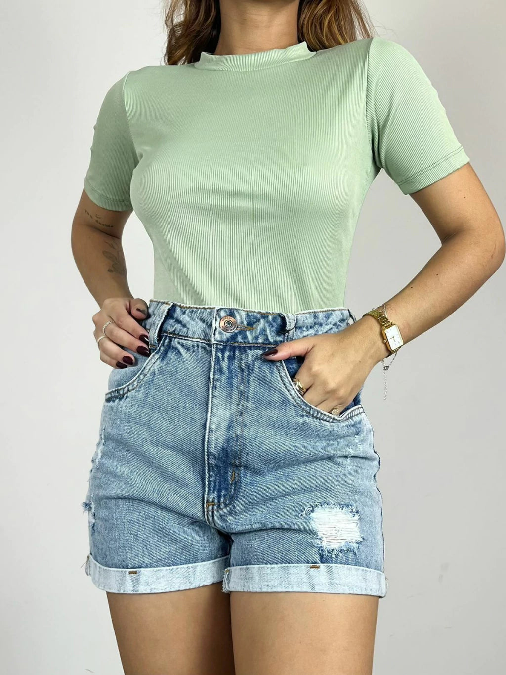 Body em Ribana Manga Curta Divina Ref. 1104