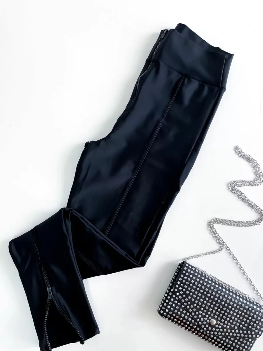 Calça Feminina Skinny  Prada com Zíper Liz ref.144