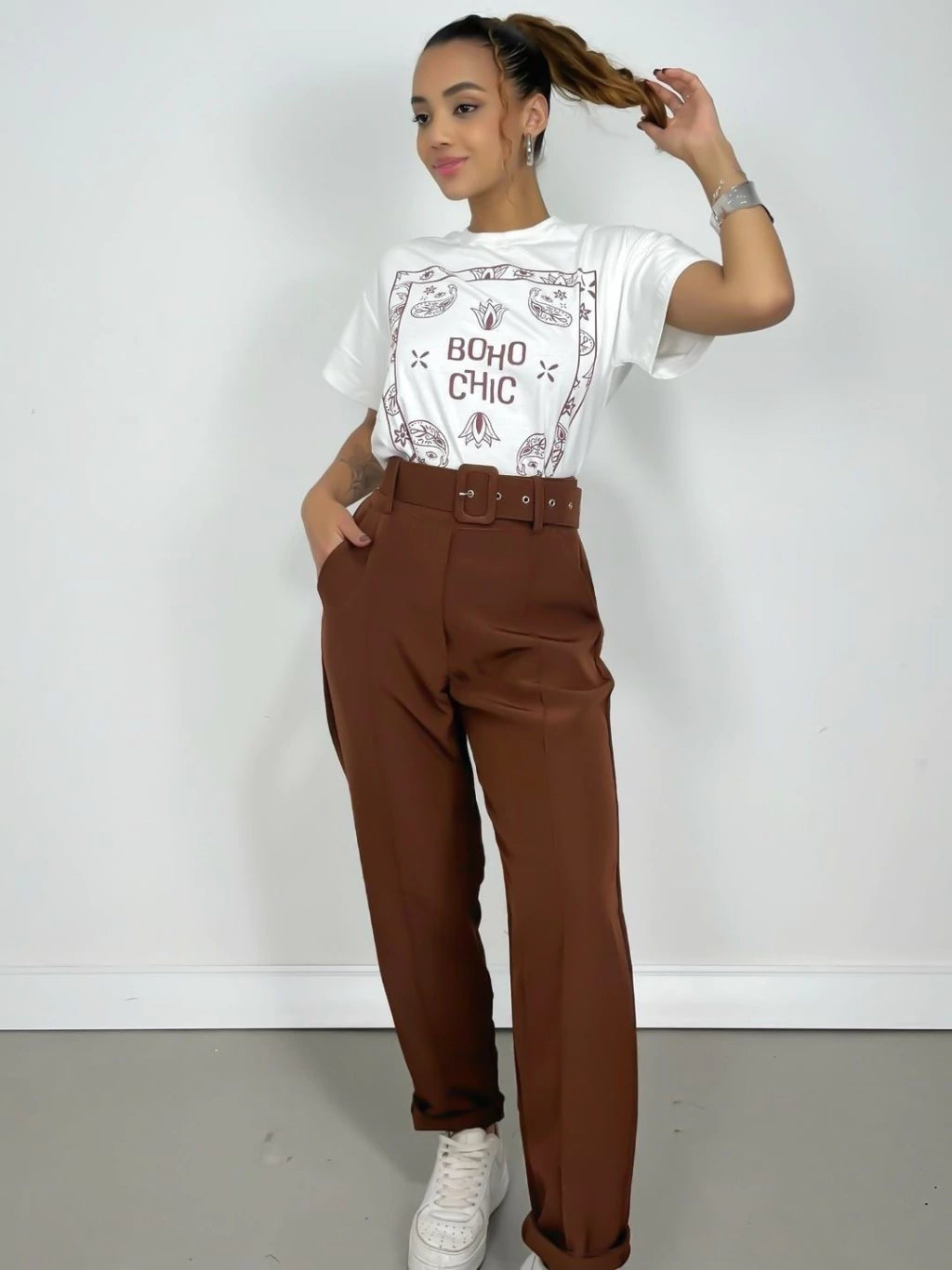 Calça Feminina em Alfaiataria Skinny Sirlene Ref. 636