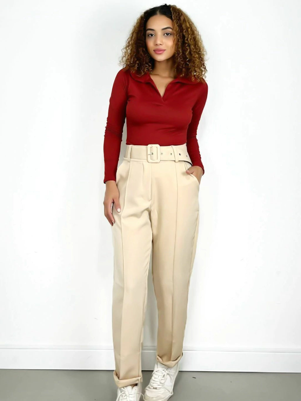 Calça Feminina em Alfaiataria Skinny Sirlene Ref. 636