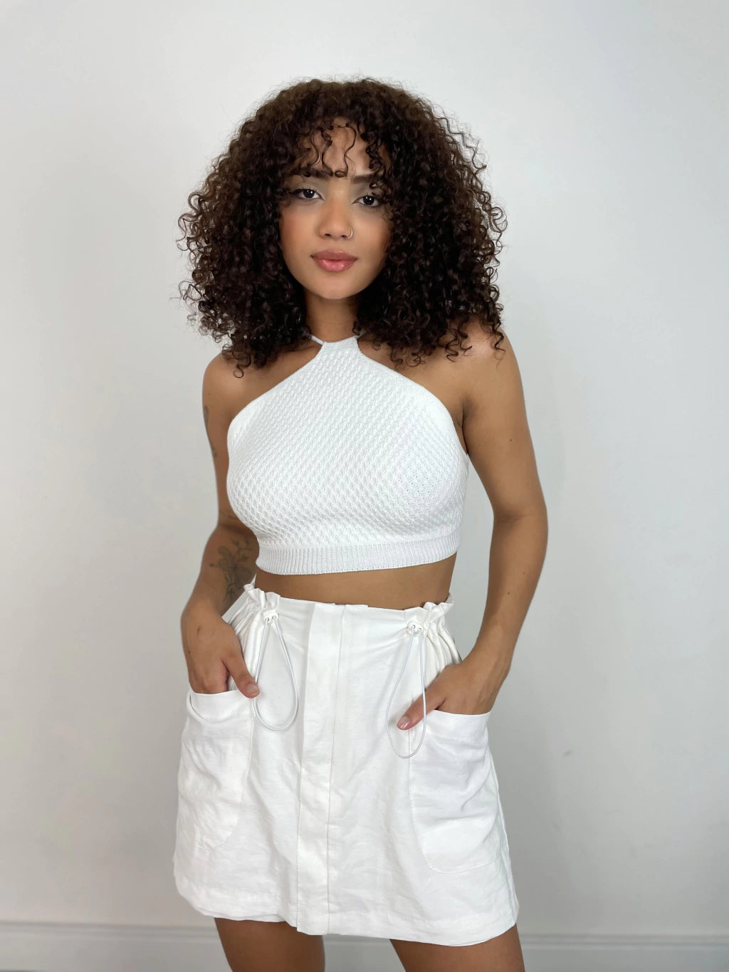 Short Saia Feminino Sensoriale com Bolso Lateral